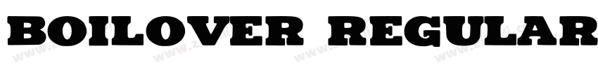 Boilover Regular字体转换